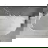 Mexen Oval vonios kambarys laisvai stovintis 170 x 80 cm, balta/juoda, baltas perėjimas - 52671708075-20