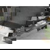 Mexen Next L vonios uždanga 1-durys 60 x 150 cm, juodas raštas, šukuotas ginklų pilkas - 895-060-000-03-77-66
