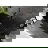 Mexen Montana laisvai stovinti vonia 170 x 80 cm, juoda, perpylimas rožinis auksas - 52011708070-60