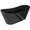 Mexen Montana laisvai stovinti vonia 170 x 80 cm, juoda, juodas perpylimas - 52011708070-70
