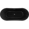 Mexen Montana laisvai stovinti vonia 170 x 80 cm, juoda, pratekėjimas Gun Metal - 52011708070-95