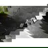 Mexen Montana laisvai pastatoma vonia 170 x 80 cm, juoda, gun metal persipylimas - 52011708070-95