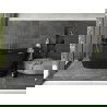 Mexen Montana laisvai pastatoma vonia 170 x 80 cm, juoda, gun metal persipylimas - 52011708070-95