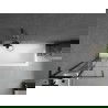 Mexen Next L vonios užuolaida 1 dalių 60 x 150 cm, juodas raštas, juodas - 895-060-000-03-77-70