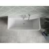 Mexen Volta laisvai stovinti prie sienos vonia 150 x 75 cm, balta, chromuota išleidimu - 51131507500-01