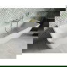 Mexen Volta laisvai stovinti prie sienos vonia 150 x 75 cm, balta, auksinis perpylimas - 51131507500-50