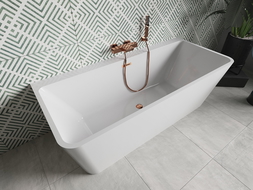 Mexen Volta laisvalaikio vonia 170 x 75 cm, balta, rožinio aukso perla - 51131707500-60