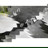 Mexen Montana laisvai stovianti vonia 180 x 80 cm, balta/juoda, balta perdavimo anga - 52011808075-20