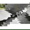 Mexen Montana laisvai stovinti vonia 180 x 80 cm, balta/juoda, auksinis perpildymas - 52011808075-50