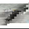 Mexen Volta laisvai pastatoma prie sienos akrilinė vonia 170 x 75 cm, balta/juoda, auksiukas - 51131707575-50