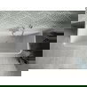 Mexen Volta atskirai pastatoma prie sienos 170 x 75 cm vonia, balta/juoda, nikeliuotas perpylimas - 51131707575-97