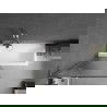 Mexen Next L vonios sienelė 1-duris 80 x 150 cm, dryžuotas, chromas - 895-080-000-03-09-01