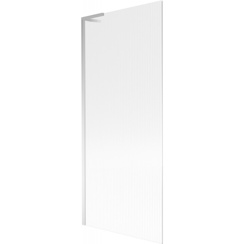 Mexen Next L vonios sienelė 1-ųjų durų 80 x 150 cm, juostelės, chromas - 895-080-000-03-09-01