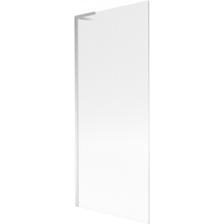 Mexen Next L vonios sienelė 1-duris 80 x 150 cm, dryžuotas, chromas - 895-080-000-03-09-01