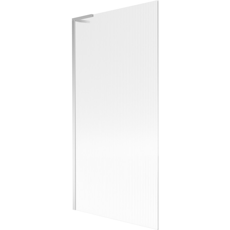 Mexen Next L vonios pertvaras, 1-durų, 90 x 150 cm, juostelės, chromuotas - 895-090-000-03-09-01