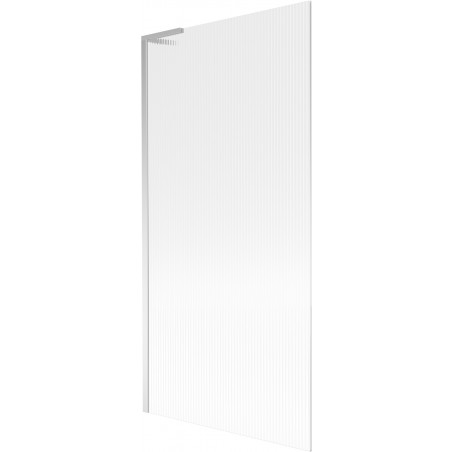 Mexen Next L vonios pertvaras, 1-durų, 90 x 150 cm, juostelės, chromuotas - 895-090-000-03-09-01