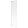 Mexen Next L vonios ekranas, vienos dalies 50 x 150 cm, dryžuota, balta - 895-050-000-03-09-20