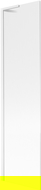 Mexen Next L vonios sienelė, vienos dalies, 50 x 150 cm, dryžuota, balta - 895-050-000-03-09-20