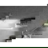 Mexen Next L vonios ekranas, vienos dalies 50 x 150 cm, dryžuota, balta - 895-050-000-03-09-20