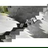 Mexen Montana laisvas vonios 180 x 90 cm, balta, gun gray šlifavimas - 52011809000-66