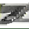 Mexen Montana laisvas vonios 180 x 90 cm, balta, gun gray šlifavimas - 52011809000-66