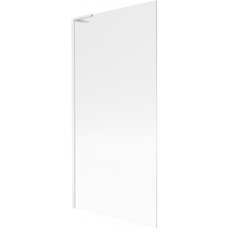 Mexen Next L vonios kambario pertvara 1-durų 90 x 150 cm, brūkšneliai, balta - 895-090-000-03-09-20