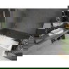 Mexen Next L vonios pertvara 1-duris 70 x 150 cm, dryžuota, auksinė - 895-070-000-03-09-50