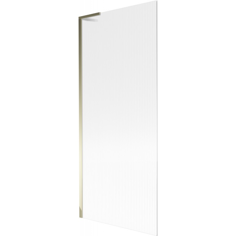Mexen Next L vonios kambario pertvara, vienos dalies, 80 x 150 cm, dryžuotas, auksinis - 895-080-000-03-09-50
