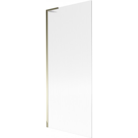 Mexen Next L vonios kambario pertvara, vienos dalies, 80 x 150 cm, dryžuotas, auksinis - 895-080-000-03-09-50