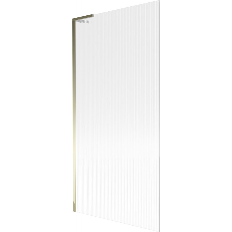 Mexen Next L vonios sienelė 1-durų 90 x 150 cm, dryžuota, auksinė - 895-090-000-03-09-50