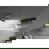 Mexen Next L vonios užuolaida 1 sparno 70 x 150 cm, dryžuota, auksinė šlifuota - 895-070-000-03-09-55