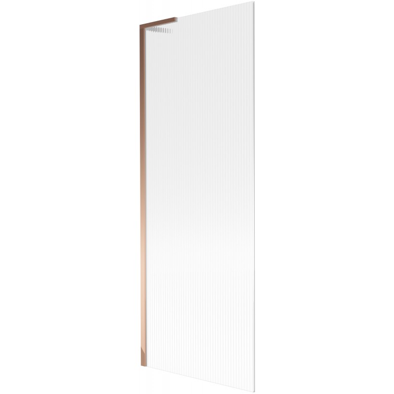 Mexen Next L vonios pertvara, vienguba, 70 x 150 cm, dryžuota, rožinis auksas - 895-070-000-03-09-60