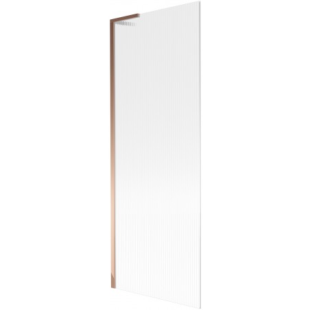 Mexen Next L vonios pertvara, vienguba, 70 x 150 cm, dryžuota, rožinis auksas - 895-070-000-03-09-60