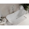 Mexen Celia laisvas vonios 170 x 75 cm, balta, chromo perpildymo - 52331707500-01