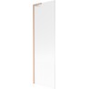 Mexen Next L vonios ekranas, 1 sparno 60 x 150 cm, dryžiai, šlifuotas varis - 895-060-000-03-09-65