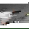 Mexen Next L vieno sparno vonios ekranas 90 x 150 cm, dryžuotas, šlifuota vario spalva - 895-090-000-03-09-65