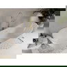 Mexen Celia laisvai stovinti vonia 170 x 75 cm, balta, aukso šepetys išleidimo anga - 52331707500-55