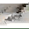Mexen Celia laisvai pastatoma vonia 170 x 75 cm, balta, persipylimas gun metal - 52331707500-95