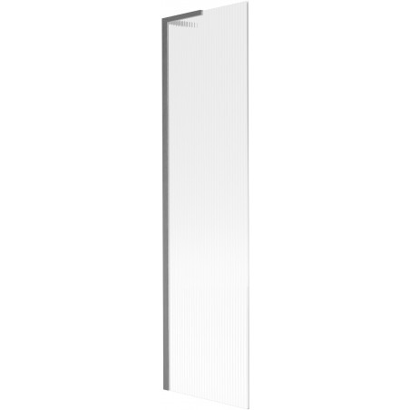 Mexen Next L vonios pertvara su 1 durimis 50 x 150 cm, dryžuotas, „gun gray“ šlifuota - 895-050-000-03-09-66