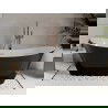 Mexen Celia laisvas vonia 170 x 75 cm, balta / juoda, šlifuota vario perteklius - 52331707575-65