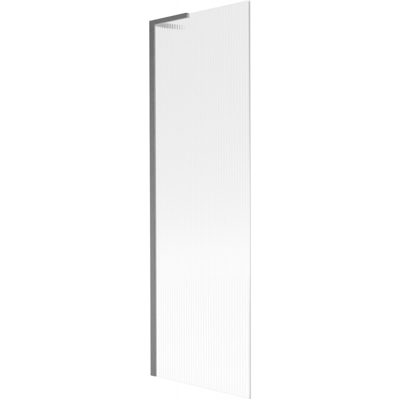 Mexen Next L vonios sienelė 1-duris 60 x 150 cm, dryželiai, šlifuota ginklų pilka - 895-060-000-03-09-66