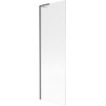 Mexen Next L vonios sienelė 1-duris 60 x 150 cm, dryželiai, šlifuota ginklų pilka - 895-060-000-03-09-66