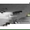 Mexen Next L vonios sienelė 1-duris 60 x 150 cm, dryželiai, šlifuota ginklų pilka - 895-060-000-03-09-66