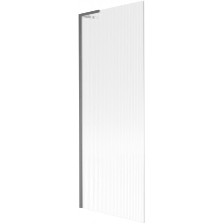 Mexen Next L vonios pertvara 1-durų 70 x 150 cm, dryžuota, šlifuota ginklo pilkumo spalva - 895-070-000-03-09-66