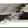 Mexen Celia laisvojo tipo vonia 170 x 75 cm, balta/juoda, gun metal nuotekos - 52331707575-95