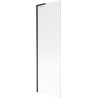 Mexen Next L vonios sienelė 1-durų 60 x 150 cm, dryžiai, juoda - 895-060-000-03-09-70