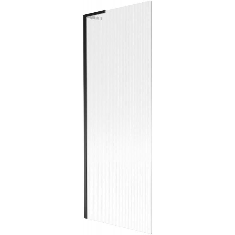 Mexen Next L vonios ekrano 1-durų 70 x 150 cm, dryžiai, juodas - 895-070-000-03-09-70