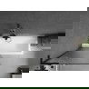 Mexen Next L vonios pertvara, 1-durų, 80 x 150 cm, dryžuota, juoda - 895-080-000-03-09-70