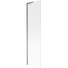 Mexen Next L vonios pertvara su vienu varčia, 50 x 150 cm, briaunuotas, gun metal - 895-050-000-03-09-95