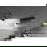 Mexen Next L vonios pertvara, 1-skydelinis 60 x 150 cm, dryžuotas, gun metal - 895-060-000-03-09-95